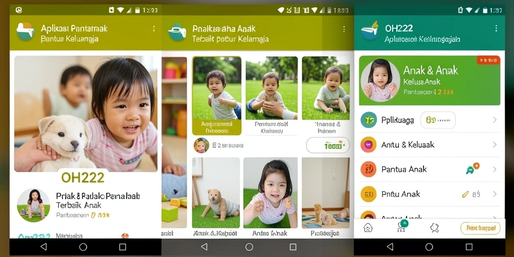 Tampilan antarmuka aplikasi Pantau Anak yang ramah pengguna.
