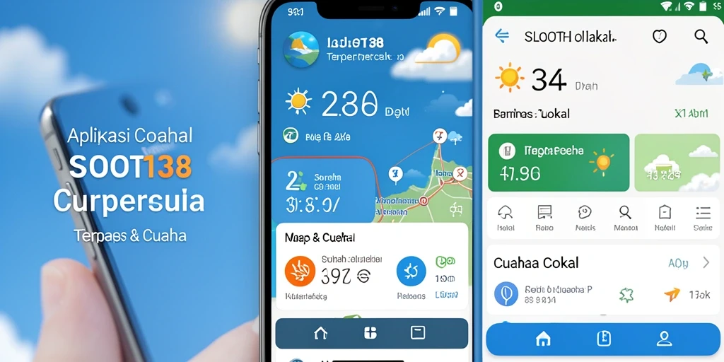 Tampilan antarmuka SLOT138 dengan informasi cuaca yang jelas.
