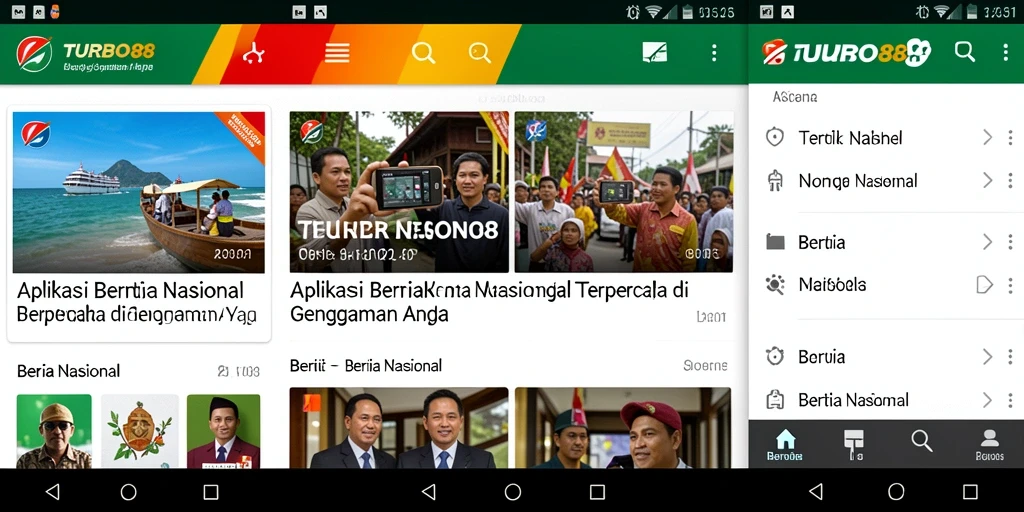 Tampilan antarmuka utama TURBO88 yang informatif dan menarik.